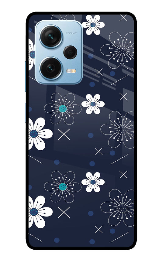 Flowers Redmi Note 12 Pro+ 5G Glass Case