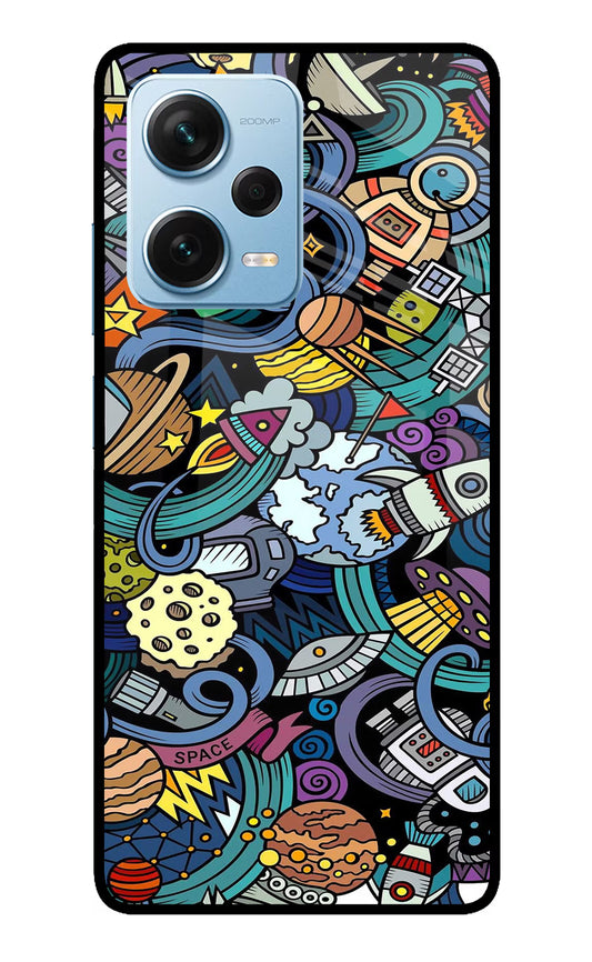Space Abstract Redmi Note 12 Pro+ 5G Glass Case