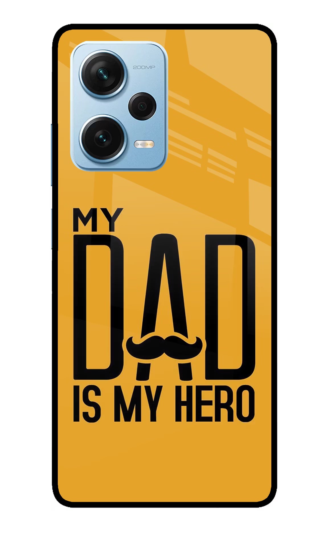 My Dad Is My Hero Redmi Note 12 Pro+ 5G Glass Case