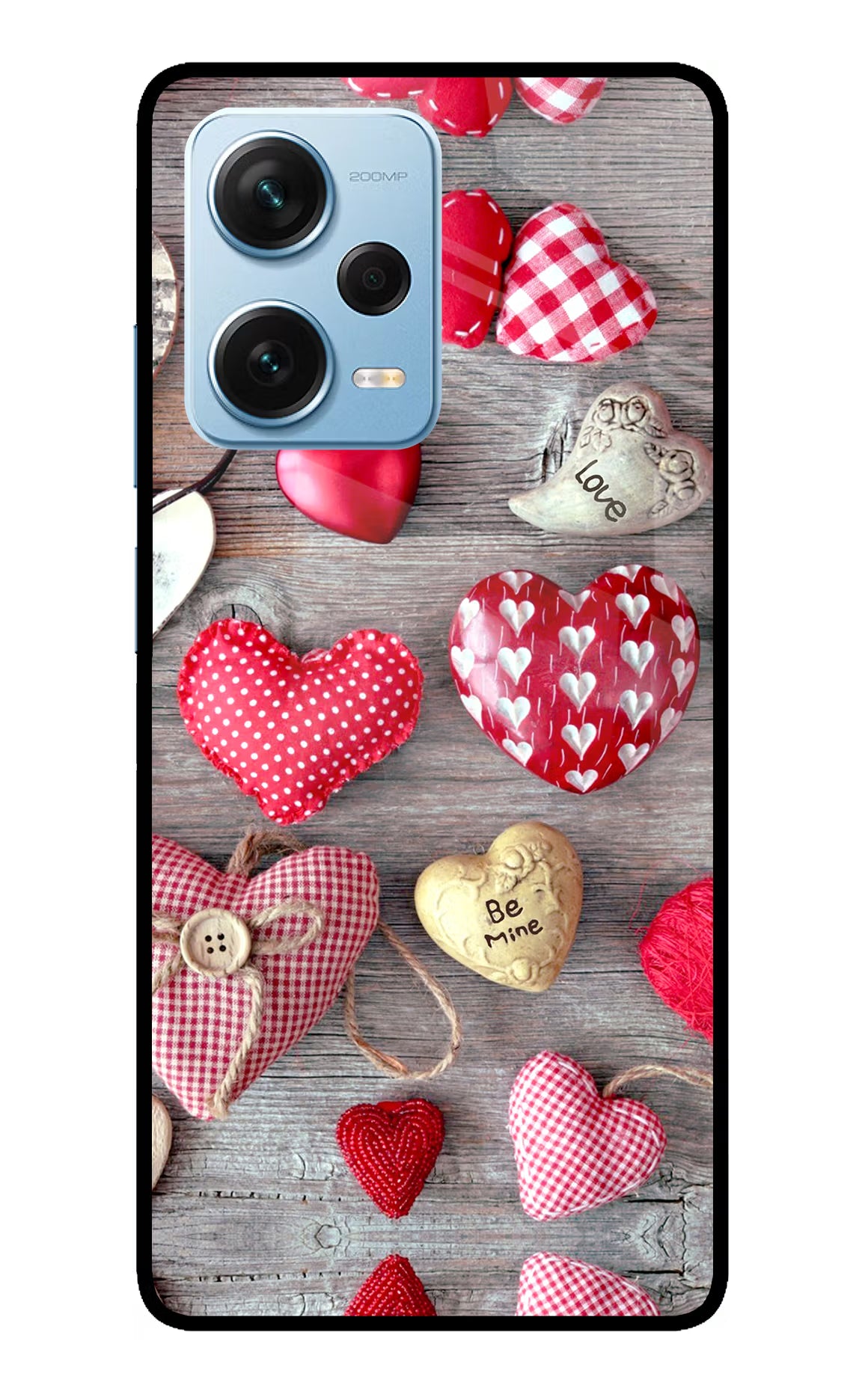 Love Wallpaper Redmi Note 12 Pro+ 5G Glass Case Back Cover by Casekaro