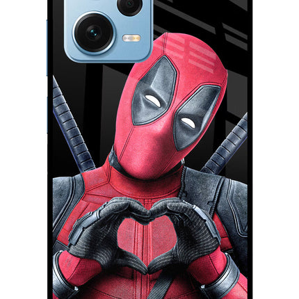 Deadpool Redmi Note 12 Pro+ 5G Glass Case Back Cover by Casekaro