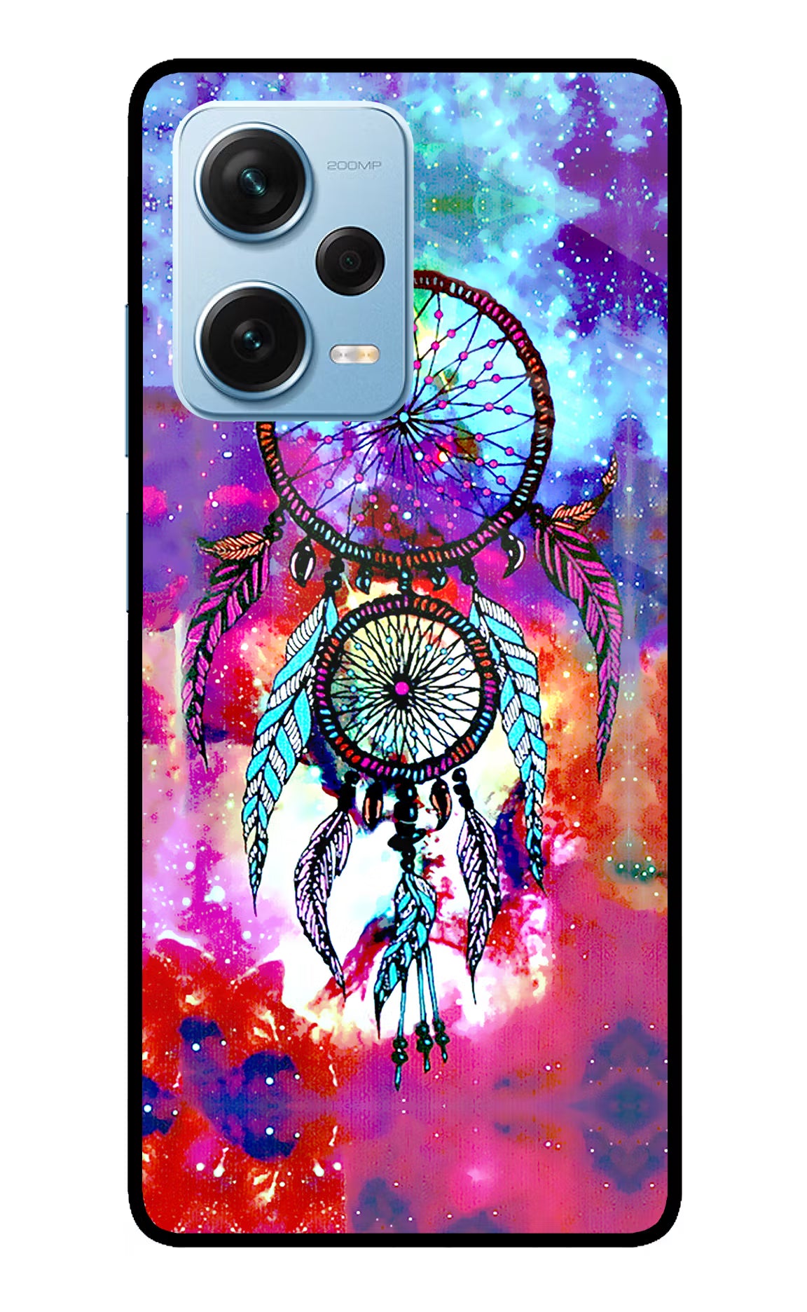 Dream Catcher Abstract Redmi Note 12 Pro+ 5G Glass Case Back Cover by Casekaro