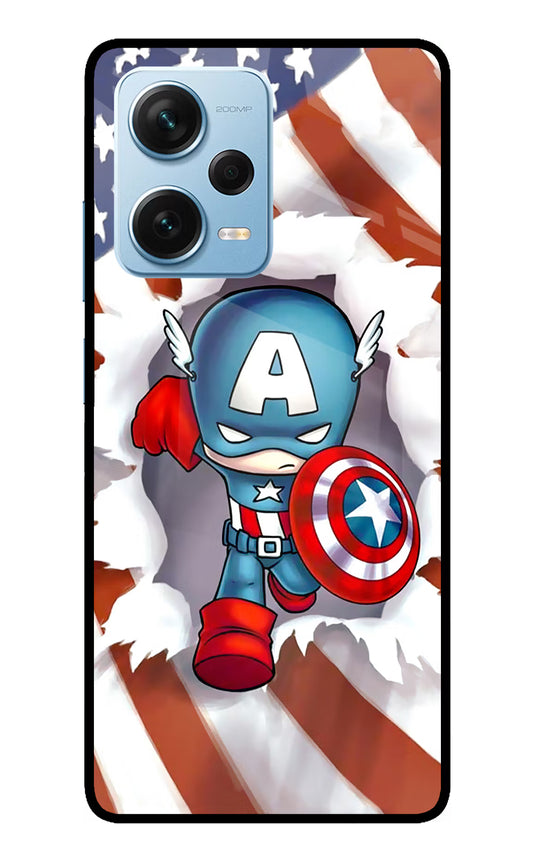 Captain America Redmi Note 12 Pro+ 5G Glass Case