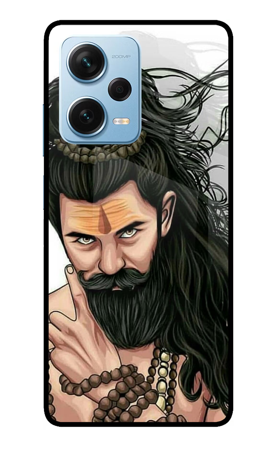 Mahadev Redmi Note 12 Pro+ 5G Glass Case Back Cover by Casekaro