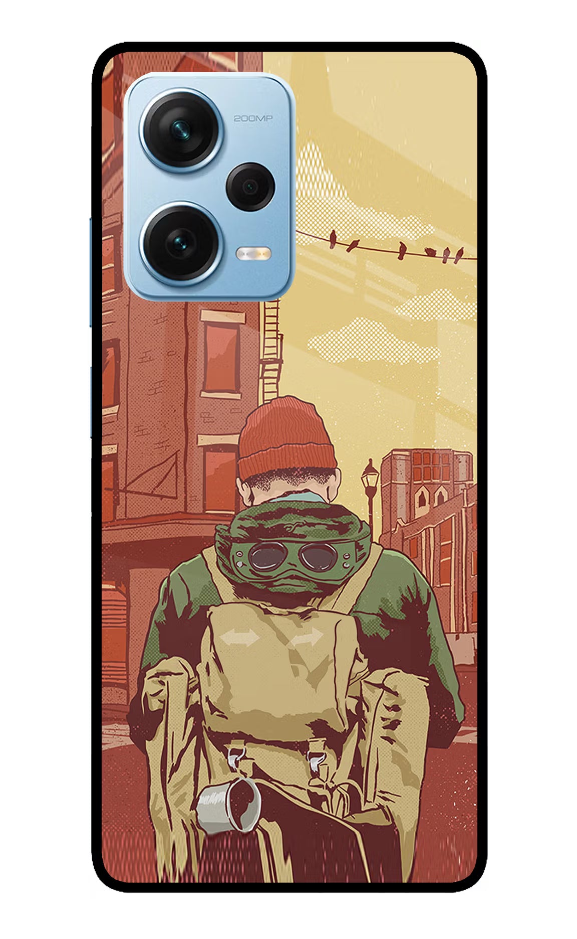 Adventurous Redmi Note 12 Pro+ 5G Glass Case Back Cover by Casekaro