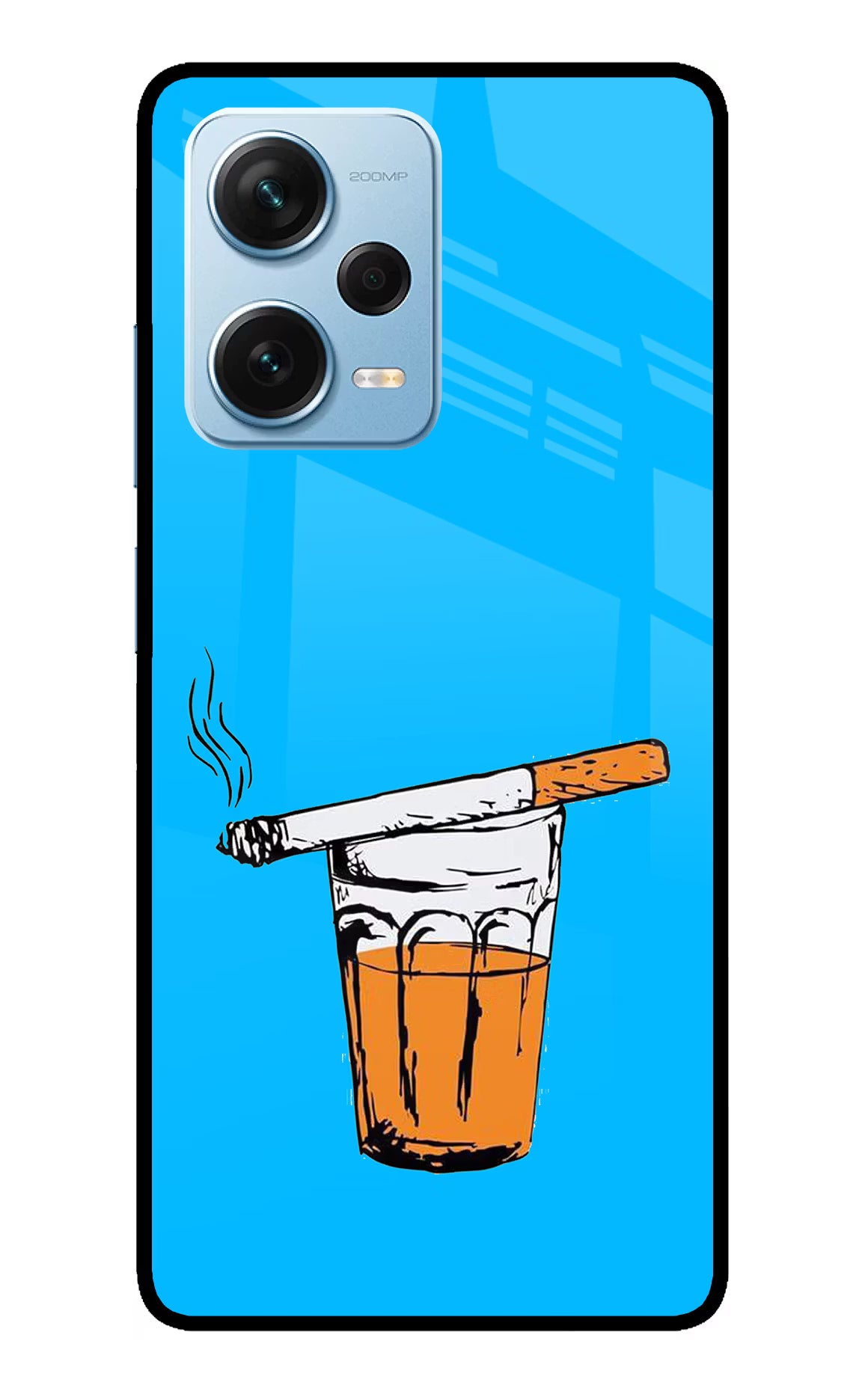 Chai Sutta Redmi Note 12 Pro+ 5G Glass Case Back Cover by Casekaro