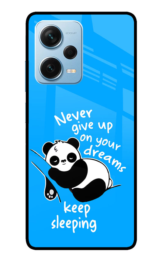 Keep Sleeping Redmi Note 12 Pro+ 5G Glass Case