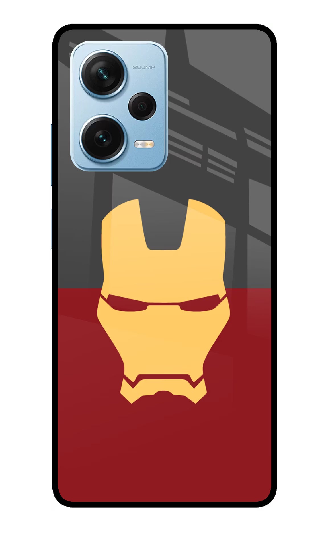 Ironman Redmi Note 12 Pro+ 5G Glass Case Back Cover by Casekaro