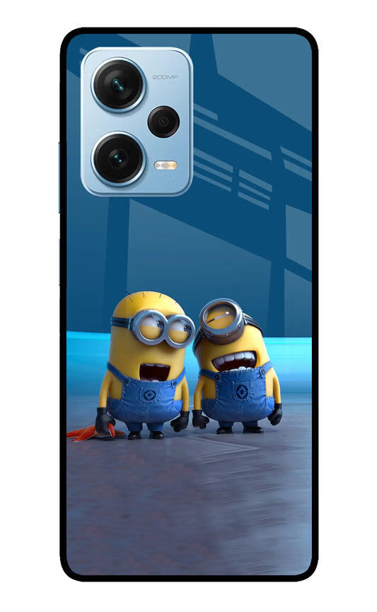 Minion Laughing Redmi Note 12 Pro+ 5G Glass Case