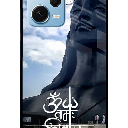 Om Namah Shivay Redmi Note 12 Pro+ 5G Glass Case Back Cover by Casekaro