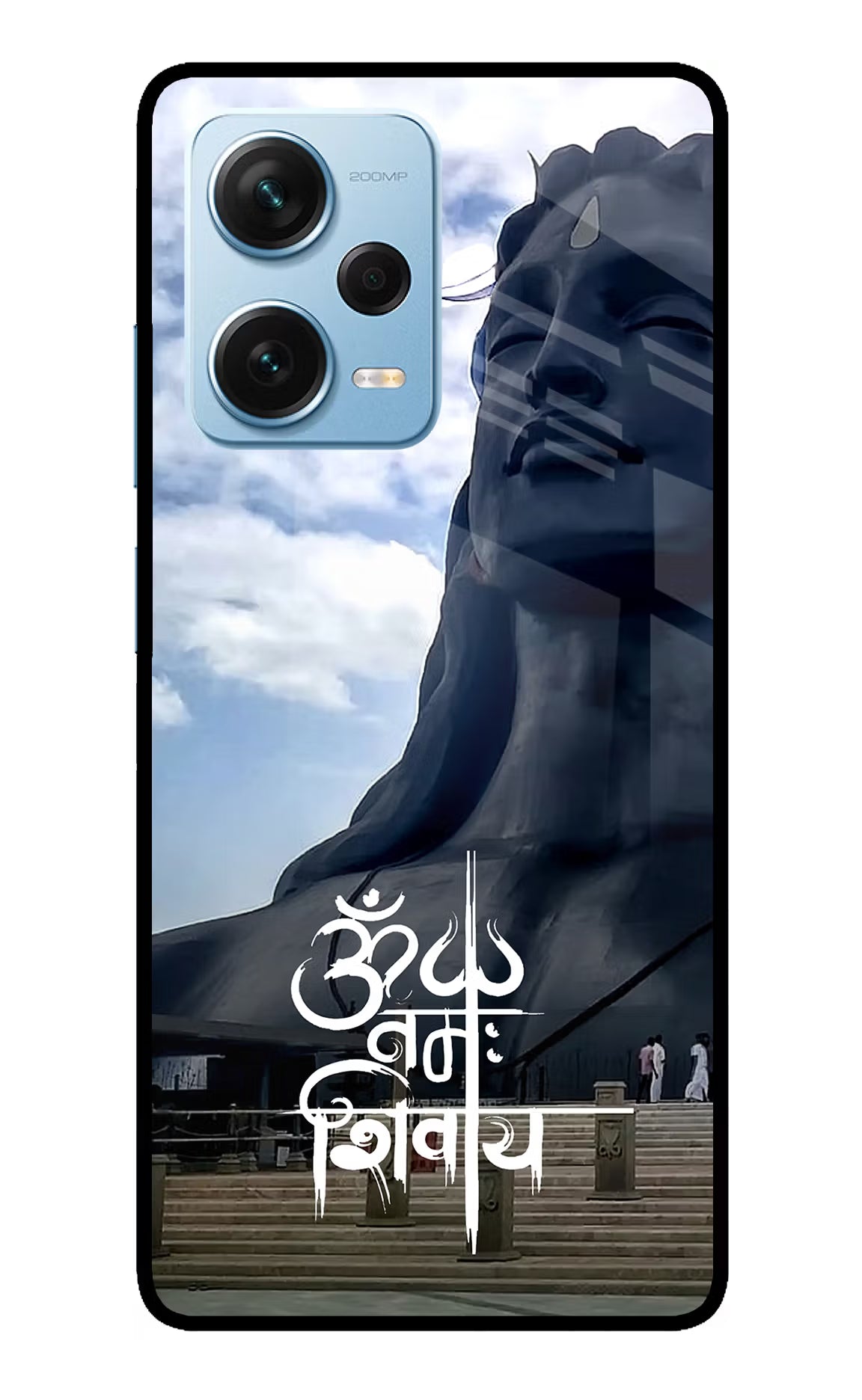 Om Namah Shivay Redmi Note 12 Pro+ 5G Glass Case Back Cover by Casekaro