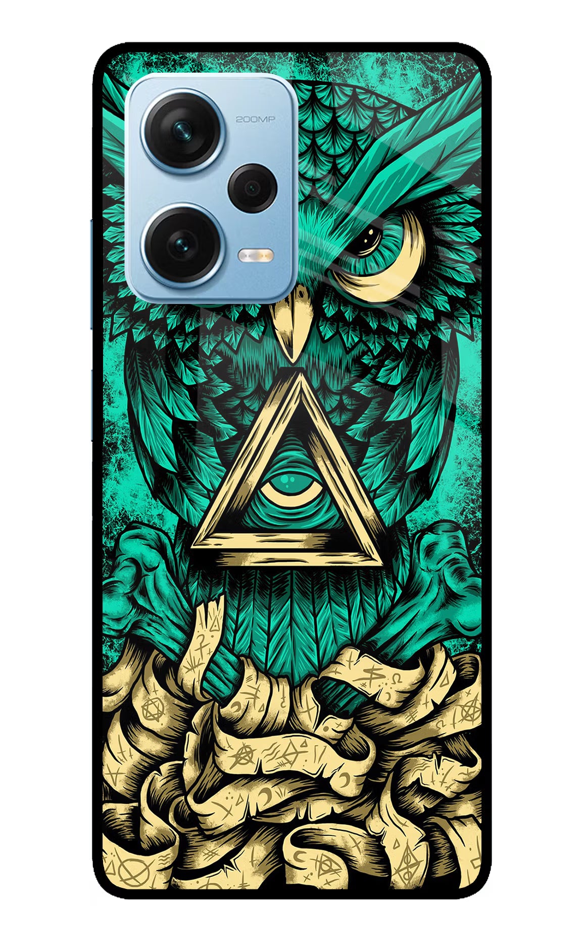 Green Owl Redmi Note 12 Pro+ 5G Glass Case