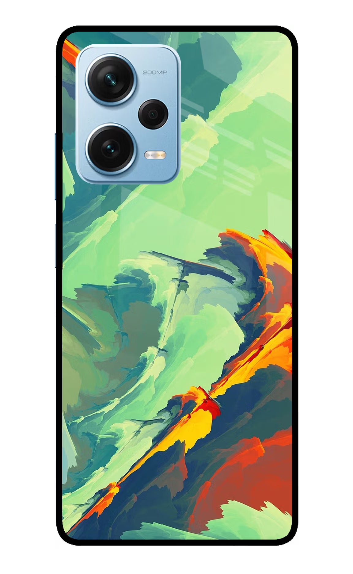 Paint Art Redmi Note 12 Pro+ 5G Glass Case Back Cover by Casekaro