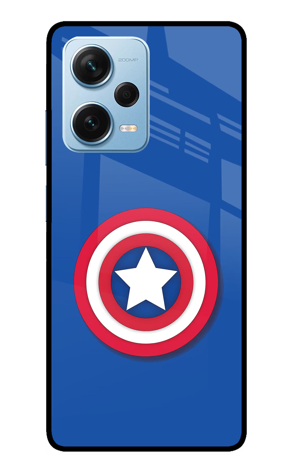 Shield Redmi Note 12 Pro+ 5G Glass Case Back Cover by Casekaro