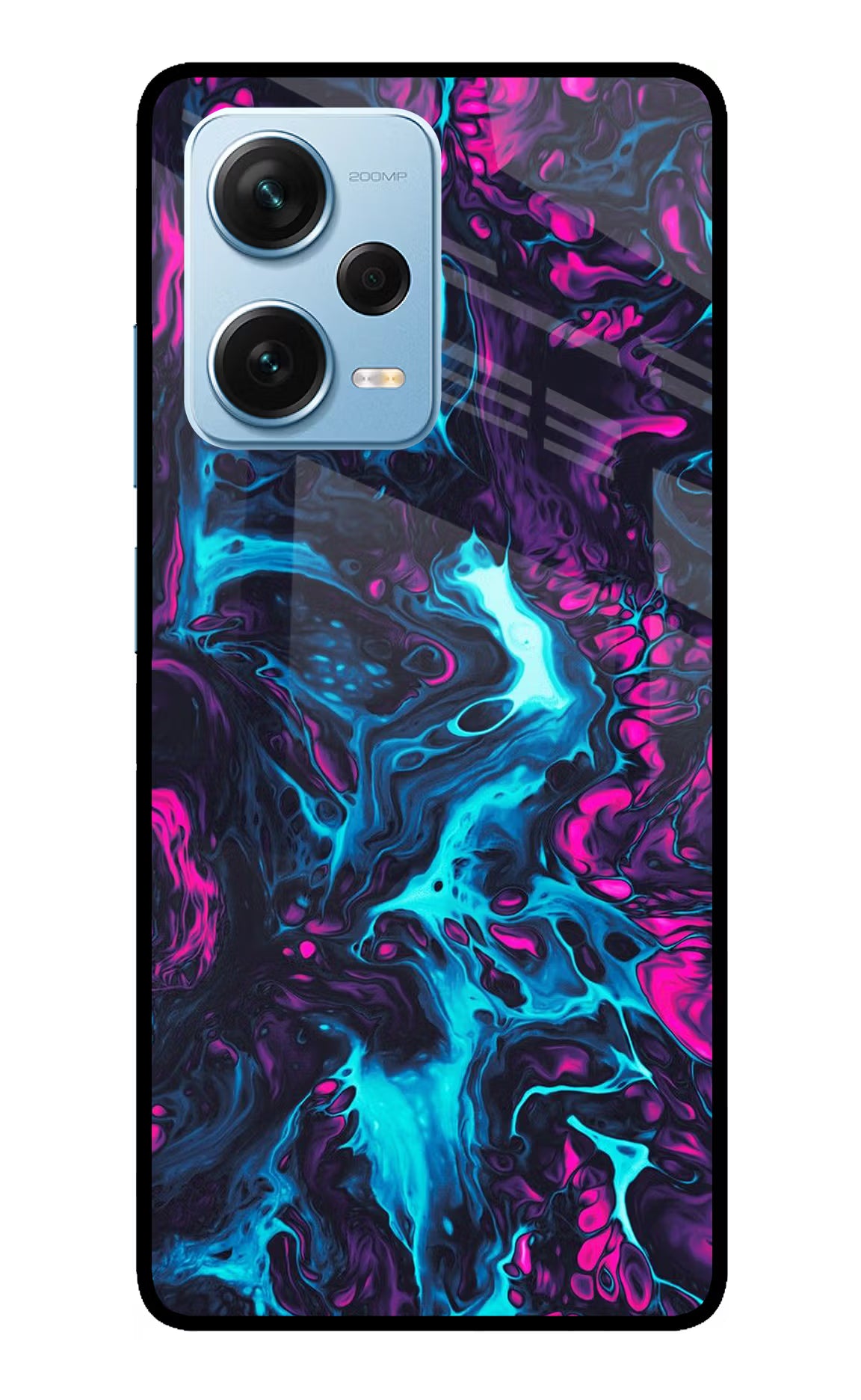 Abstract Redmi Note 12 Pro+ 5G Glass Case Back Cover by Casekaro