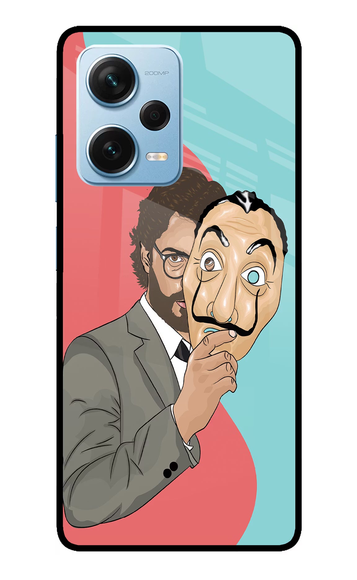 Professor Redmi Note 12 Pro+ 5G Glass Case Back Cover by Casekaro