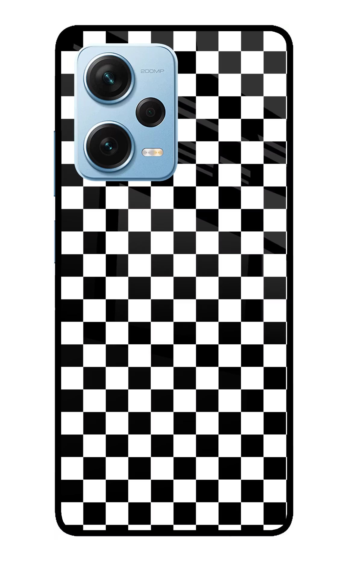 Chess Board Redmi Note 12 Pro+ 5G Glass Case Back Cover by Casekaro