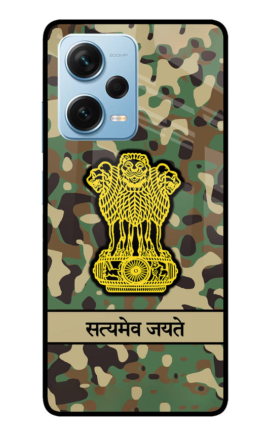 Satyamev Jayate Army Redmi Note 12 Pro+ 5G Glass Case