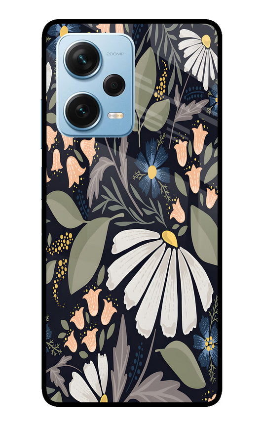 Flowers Art Redmi Note 12 Pro+ 5G Glass Case