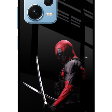 Deadpool Redmi Note 12 Pro+ 5G Glass Case Back Cover by Casekaro