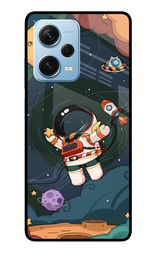 Cartoon Astronaut Redmi Note 12 Pro+ 5G Glass Case