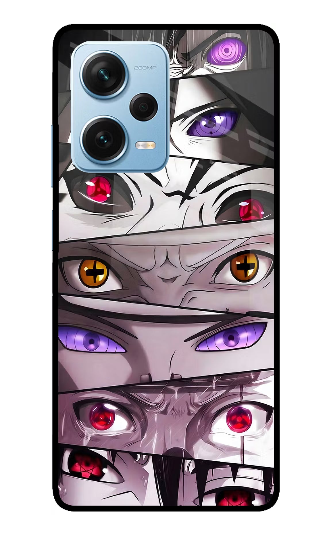 Naruto Anime Redmi Note 12 Pro+ 5G Glass Case Back Cover by Casekaro