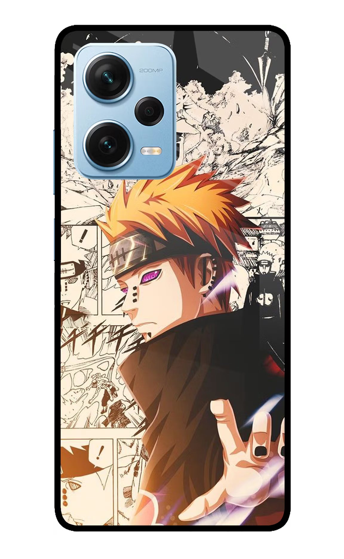 Pain Anime Redmi Note 12 Pro+ 5G Glass Case Back Cover by Casekaro
