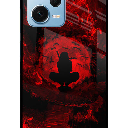 Itachi Uchiha Redmi Note 12 Pro+ 5G Glass Case Back Cover by Casekaro
