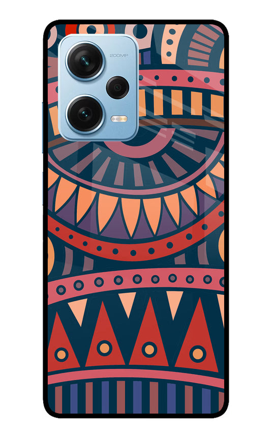 African Culture Design Redmi Note 12 Pro+ 5G Glass Case