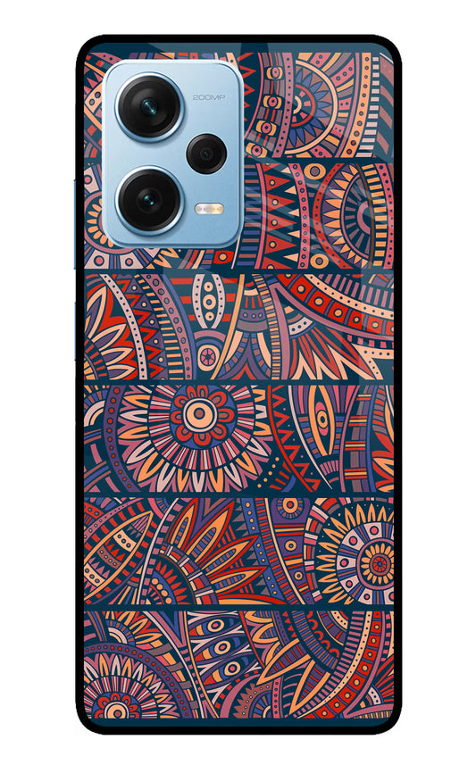 African Culture Design Redmi Note 12 Pro+ 5G Glass Case