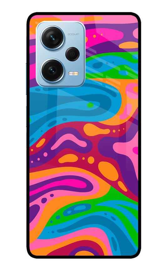 Trippy Pattern Redmi Note 12 Pro+ 5G Glass Case