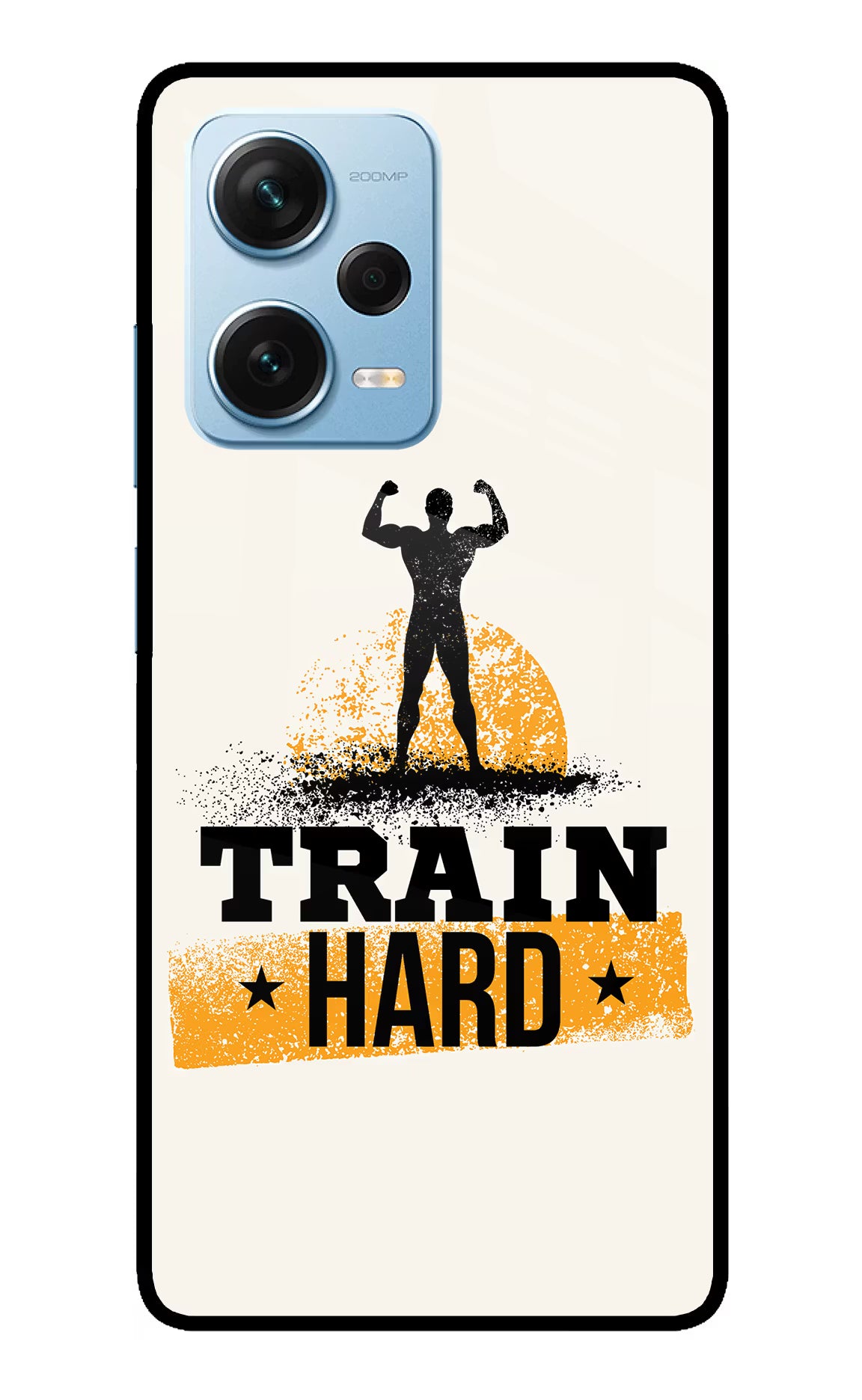 Train Hard Redmi Note 12 Pro+ 5G Glass Case