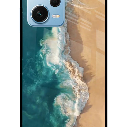 Ocean Beach Redmi Note 12 Pro+ 5G Glass Case
