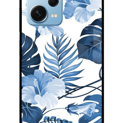 Fabric Art Redmi Note 12 Pro+ 5G Glass Case Back Cover by Casekaro