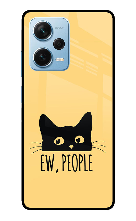 Ew People Catitude Redmi Note 12 Pro+ 5G Glass Case