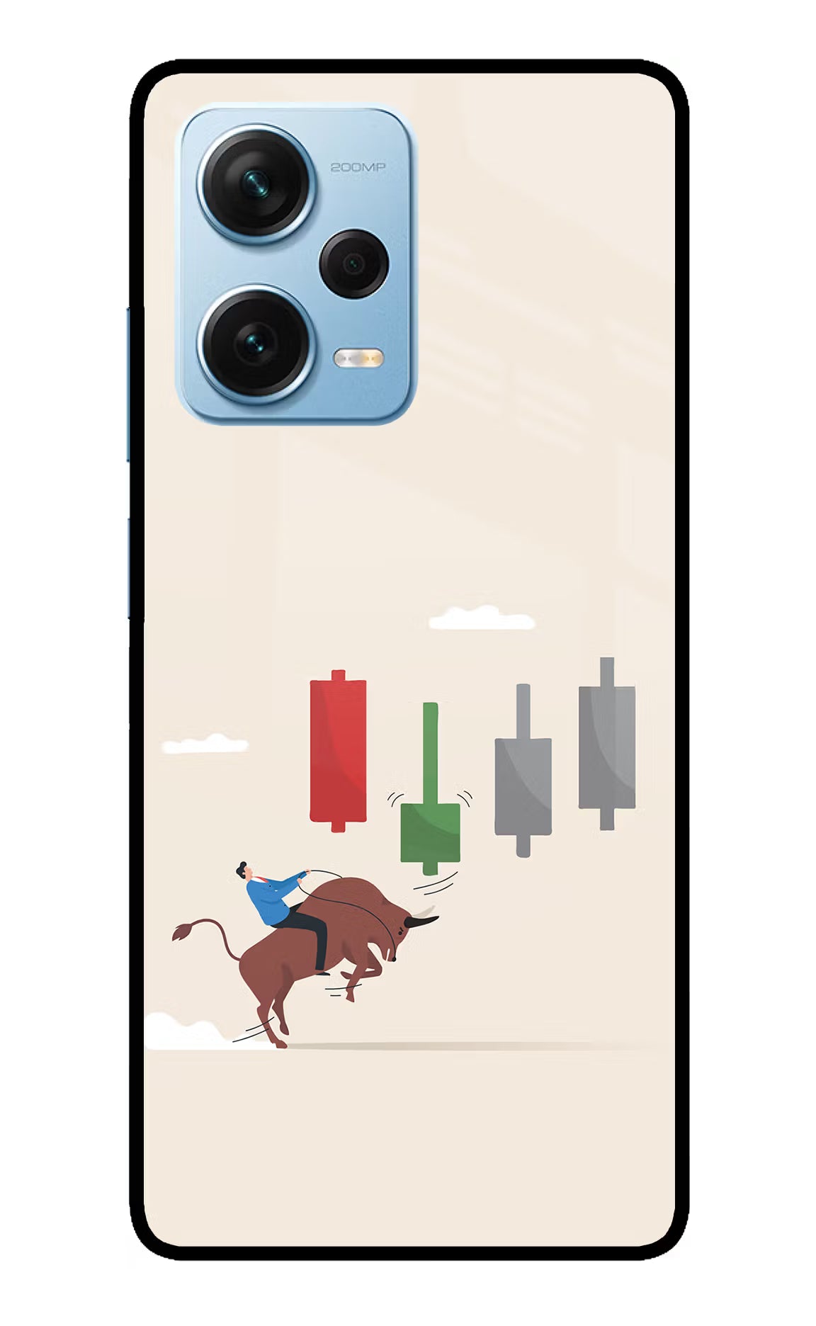 Bull Trading Momentum Redmi Note 12 Pro+ 5G Glass Case