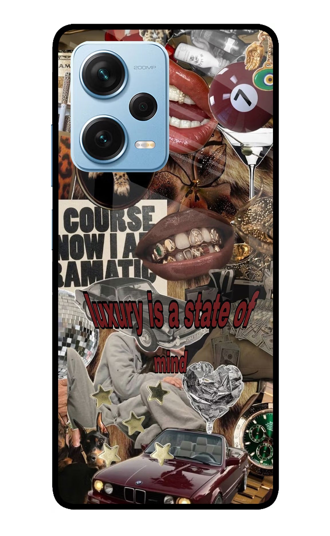 Luxury Redmi Note 12 Pro+ 5G Glass Case