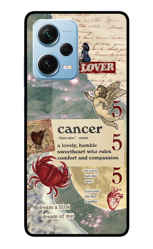 Cancer Zodiac Redmi Note 12 Pro+ 5G Glass Case