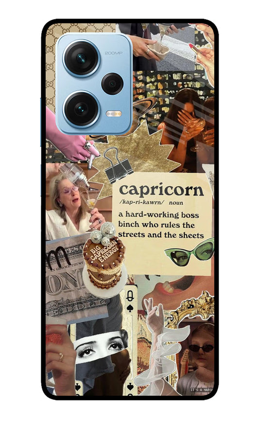 Capricorn Zodiac Redmi Note 12 Pro+ 5G Glass Case