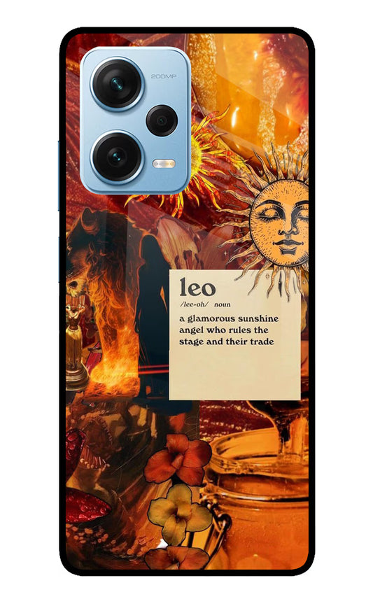 Leo Zodiac Redmi Note 12 Pro+ 5G Glass Case