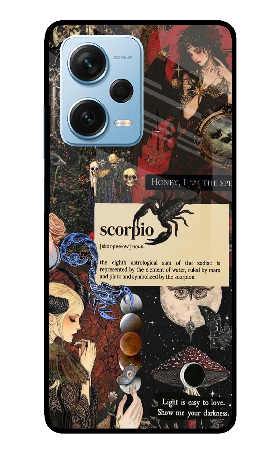 Scorpio Zodiac Redmi Note 12 Pro+ 5G Glass Case