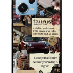 Taurus Zodiac Redmi Note 12 Pro+ 5G Glass Case