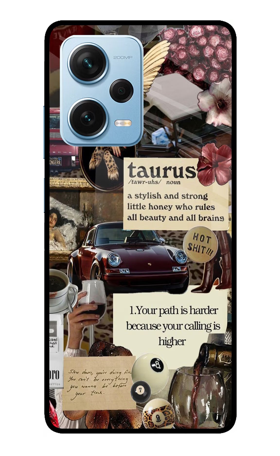 Taurus Zodiac Redmi Note 12 Pro+ 5G Glass Case