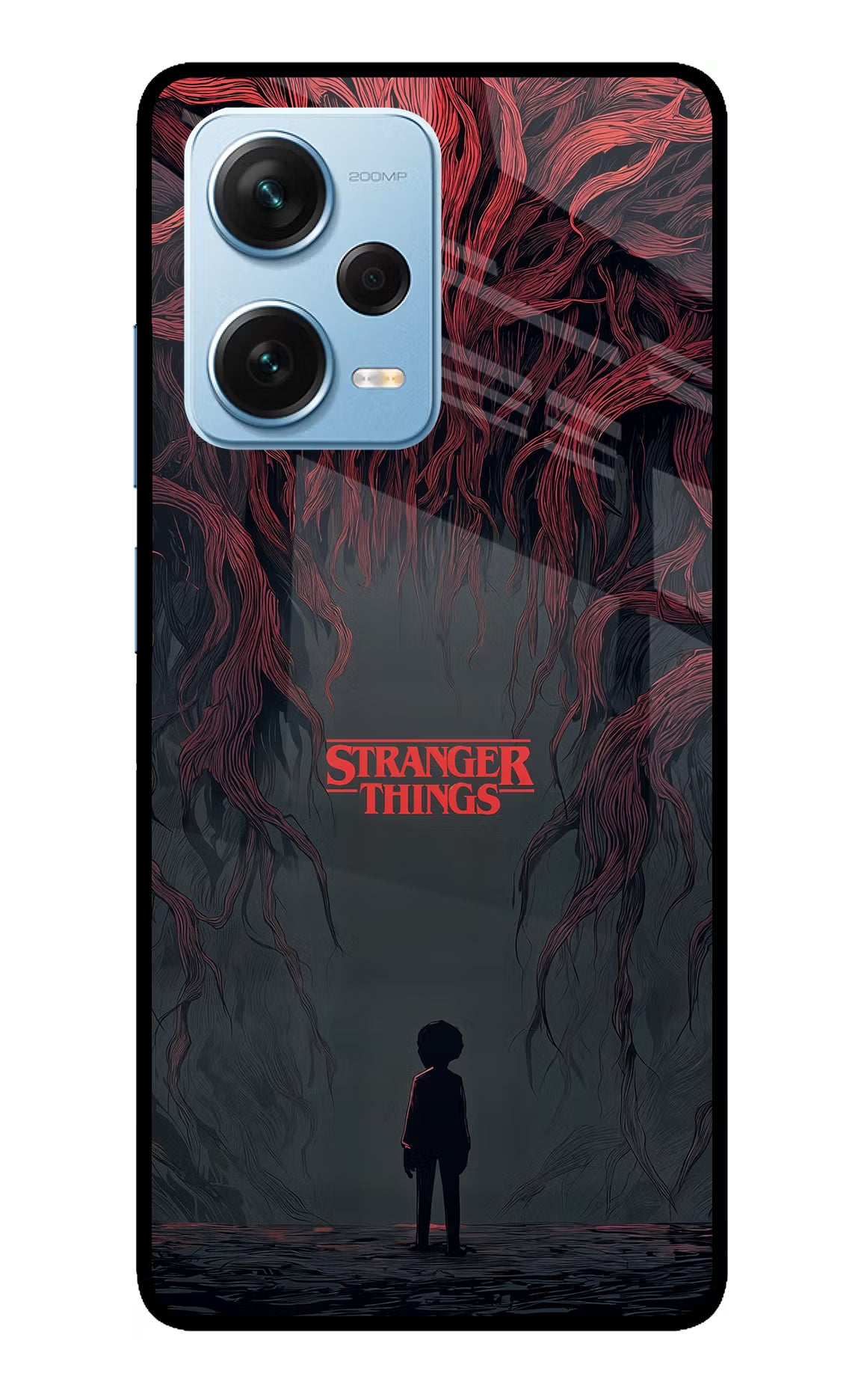 Ordinary Things Dark Side Redmi Note 12 Pro+ 5G Glass Case Back Cover by Casekaro