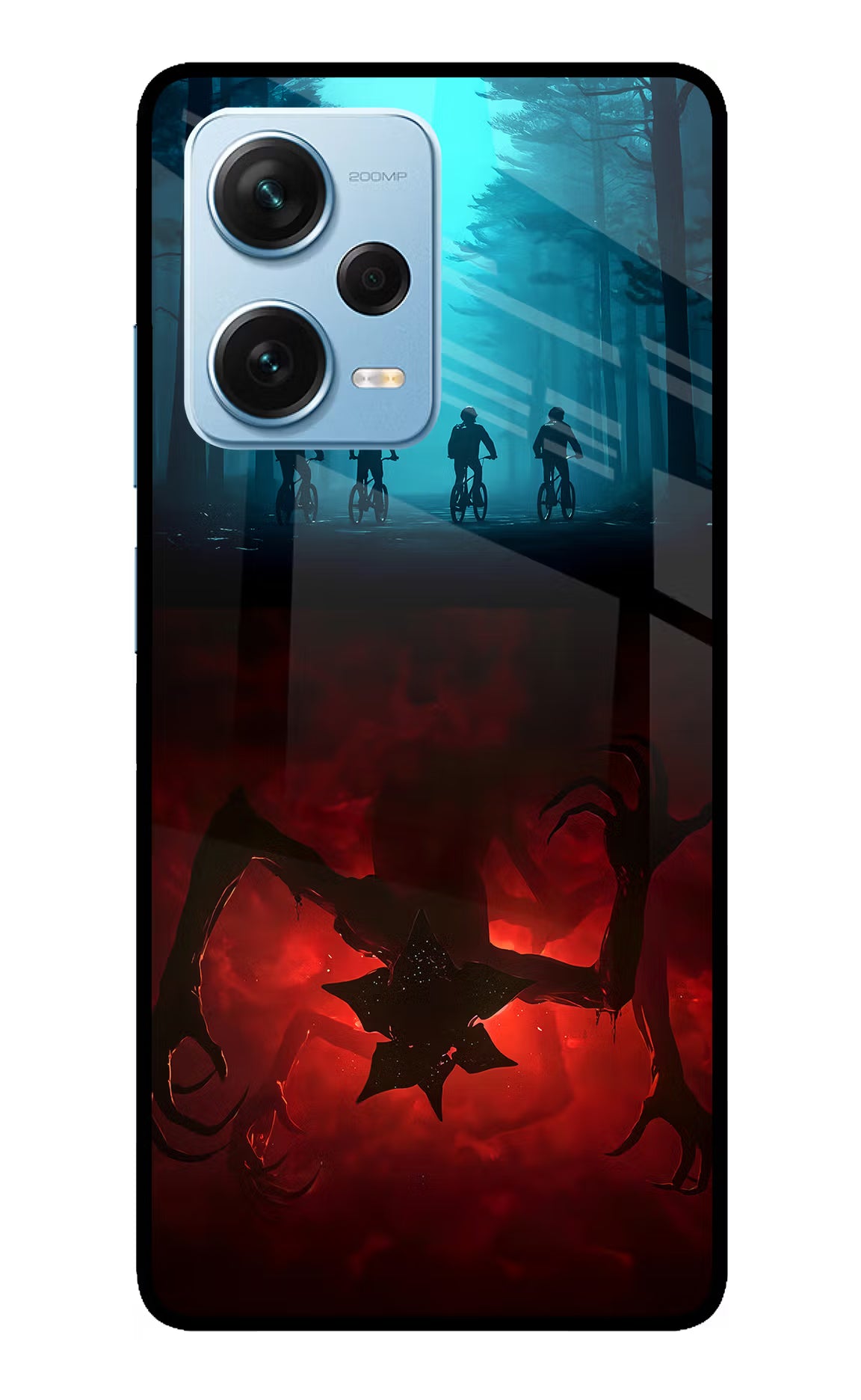 Ordinary Things Downside Up Redmi Note 12 Pro+ 5G Glass Case Back Cover by Casekaro
