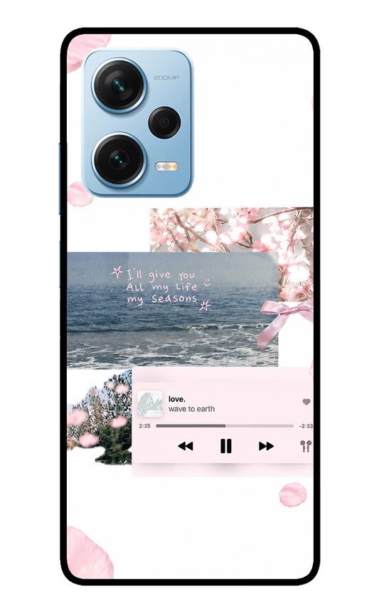 Wave to earth Redmi Note 12 Pro+ 5G Glass Case