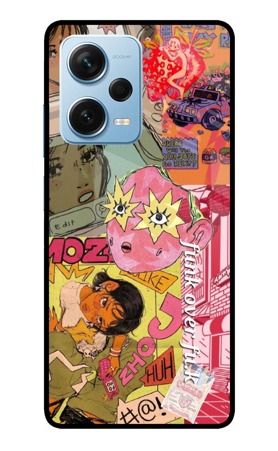 Funkover Redmi Note 12 Pro+ 5G Glass Case