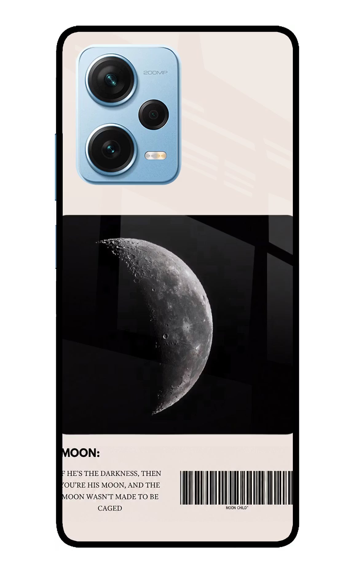 Moon Phase Redmi Note 12 Pro+ 5G Glass Case