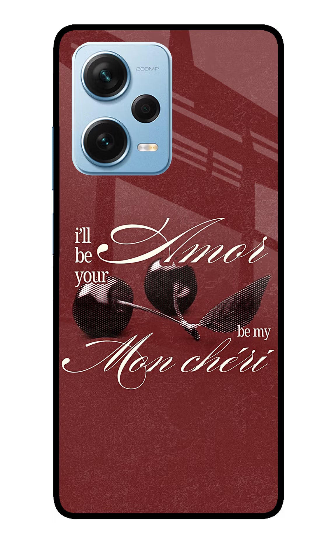Velvet Cherry Redmi Note 12 Pro+ 5G Glass Case