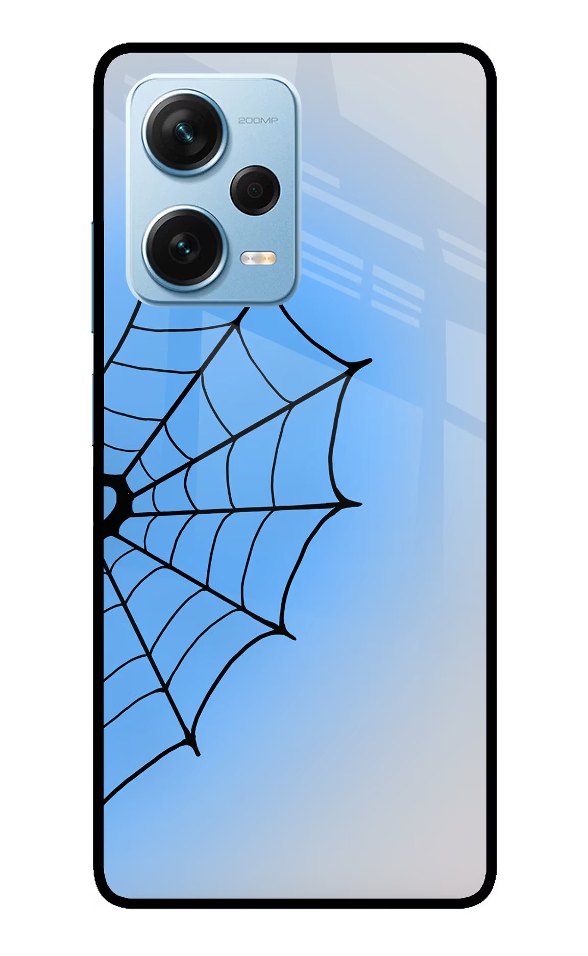 Blue Web Redmi Note 12 Pro+ 5G Glass Case